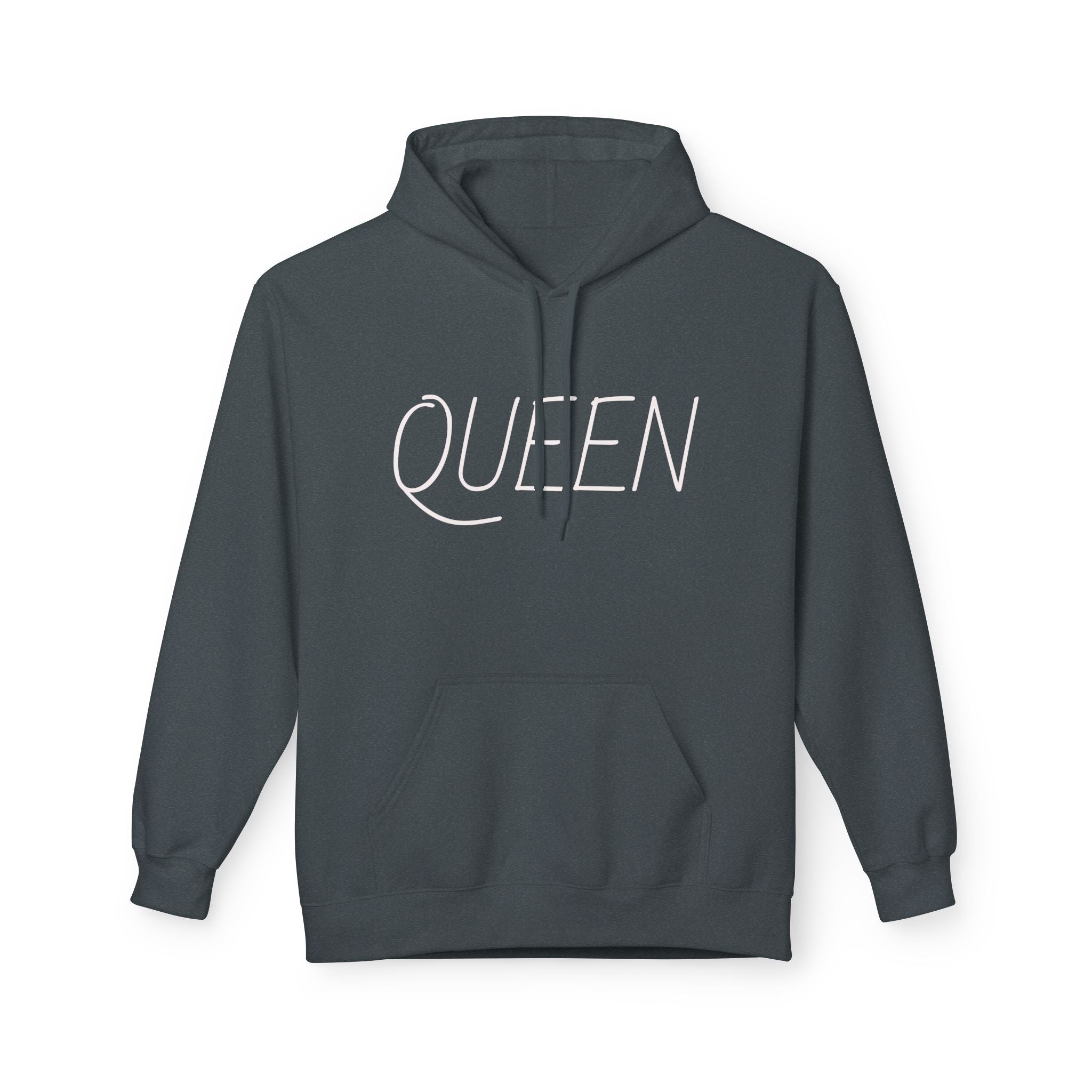 "Queen, Don't Mess With My King" — Classic Midweight Fleece Pullover